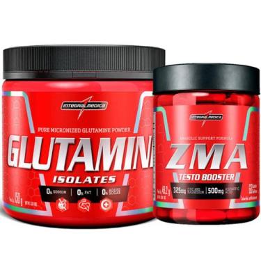 Imagem de Glutamina Pura 150g + Zma 60 Caps Integralmedica