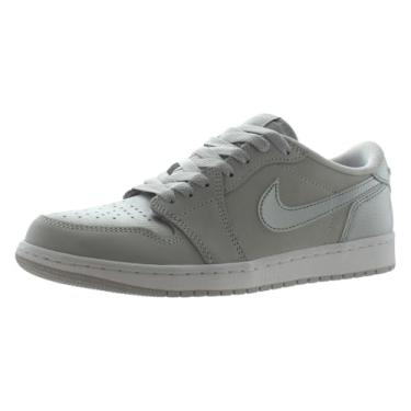 Imagem de Tênis masculino Air Jordan 1 Retro Low OG cinza neutro/prata metálico (CZ0790 002), Cinza neutro/prata metálica, 44