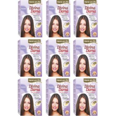 Imagem de HENE EM PO DIVINA DAMA JABORANDI 10x50GR INCOLOR, 09-450GR