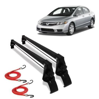 Imagem de Rack De Teto Bagageiro Honda Civic 07 Ate 11 E 2 Elasticos - Vhip
