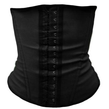 Imagem de Cinta emborrachada modeladora feminina modelform Esbelt , PP, Preto
