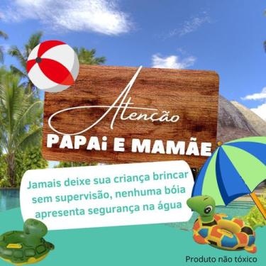 Imagem de Boia inflável infantil Baleia rosa cobertura crianças piscina tipo bot