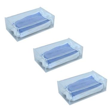 Imagem de Kit caixas organizadora para máscaras - 3 unidades - Acrihome Acrílico