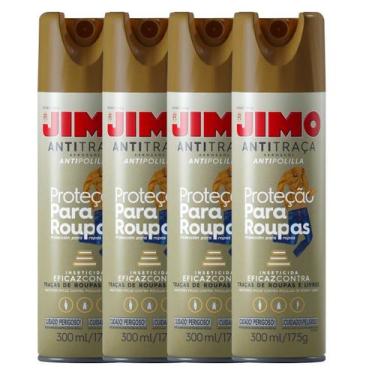 Imagem de 4un Jimo Aero Anti-traça Para Roupas E Livros 300ml