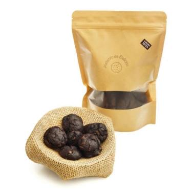 Imagem de Cookies Mini Biscoitos Caseiros Puro Cacau Bolachas Artesanais Sabor C