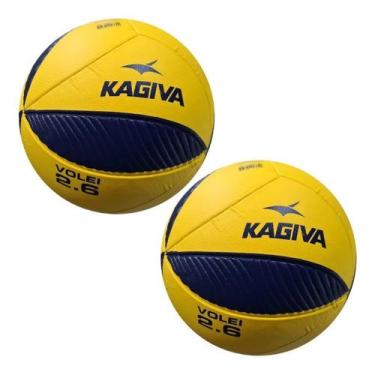 Imagem de Kit Bola De Vôlei Kagiva 2.6 Super Macia - 2 Bolas, Kagiva
