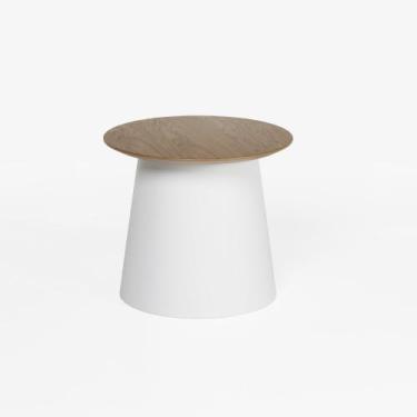 Imagem de Mesa Lateral Natt com Tampo em MDF laminado 50 cm x 46,5 cm - Casavee,