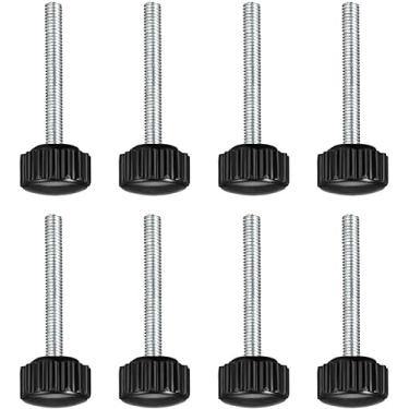 Imagem de Boxonly Parafuso de polegar serrilhado para furadeira de serra, torno de prensa e gabaritos de roteamento, máquinas de embalagem, equipamento de impressão, puxadores de aperto puxadores rosqueados de