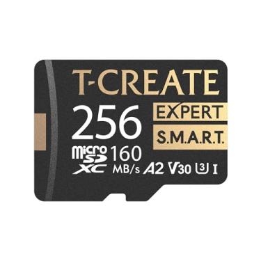 Imagem de Cartão de memória flash de alta velocidade TEAMGROUP T-Create S.M.A.R.T A2 256 GB Micro SDXC U3 V30 4K R/W com velocidade de até 160/150 MB/s para criadores, compatível com GoPro, Insta360