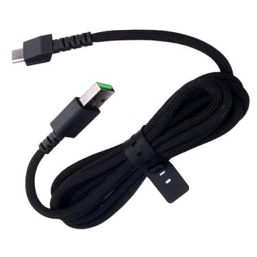 Imagem de WFSZBP Cabo de carregamento de mouse de substituição para mouse Razer Basilisk Ultimate/Viper Ultimate/Naga Pro/Deathadder V2 Pro Wireless Gaming Mouse