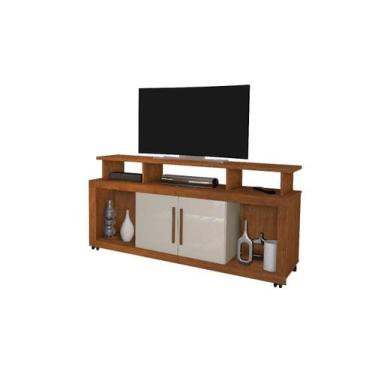 Imagem de Rack Rubi - Estante para sala - Móvel para TV - Mizza Decor, Ypê Off W