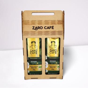 Imagem de Kit Presente Zaro Café Especial Intenso Grãos 1kg