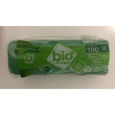 Imagem de Saco De Lixo - Verde - 100l - 30unid Biobags - HIGIPACK