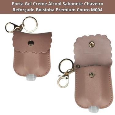 Imagem de Porta Gel Creme Álcool Sabonete Chaveiro Reforçado Bolsinha Premium Co