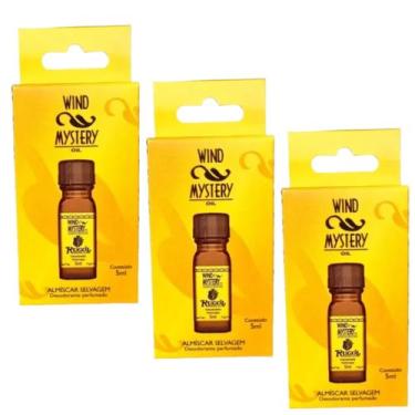 Imagem de Kit 3 Wind Mystery Oil Almíscar Selvagem 5Ml - Rugól
