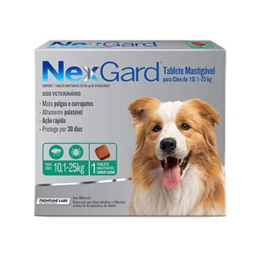 Imagem de Nexgard Cães 10 a 25kg Antipulgas Caixa 1 Comprimido - Boehringer