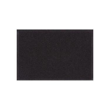 Imagem de Capacho Tapete De Porta Vinilico Liso 60x40cm Preto Comprimento 60 Cm 
