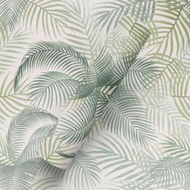 Imagem de Papel de Parede Adesivo Tema Natureza Tons Verdes Sala E Quarto  - BAZ