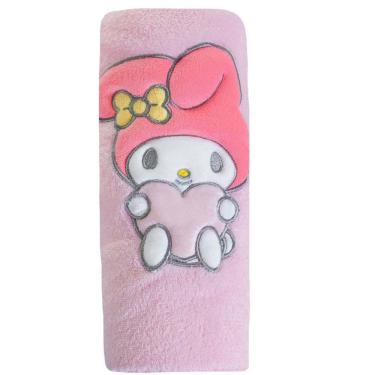 Imagem de Manta com Aplique Flannel Fleece Turma da Hello Kitty 100x75