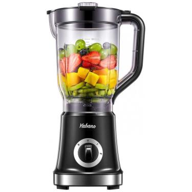 Imagem de Liquidificador de Bancada Profissional 1.8L com 4 Lâminas de Aço Inoxidável, 110V 500W, Yabano, Vermelho