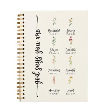 Imagem de OXW Diário de oração para mulheres, caderno de estudo da Bíblia para mulheres, presentes bíblicos cristãos para mulheres, caderno de diário cristão para notas bíblicas, diário de notas da igreja das