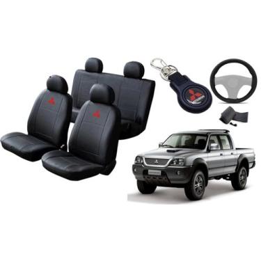 Imagem de Kit Capa L200 1999 a 2008 + Chaveiro + Capa de Volante: Durabilidade G
