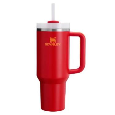 Imagem de Copo stanley quencher vermelho chili em aço inox 887ml 08351-00