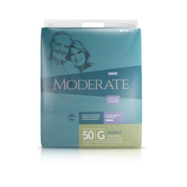 Imagem de Fralda Adulto Moderate G com 50 unidades
