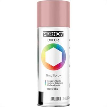 Imagem de Tinta Spray Perkon Uso Geral Rosa 300Ml 7209