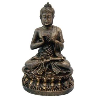 Imagem de Buda Hindu orando prece estátua decoração Pequeno . - Shop Everest
