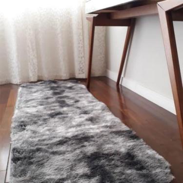 Imagem de  Tapete Passadeira Sala Quarto Felpudo Peludo Corredor Macio Luxo 2,00