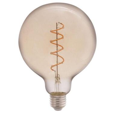 Imagem de Lâmpada Led De Filamento Espiral Tramontina G125 4 W 2200 K Luz Amarel