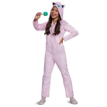 Imagem de Jigglypuff Hooded Jumpsuit Costume for Kids, Pokemon, Classic Size Medium (7-8)