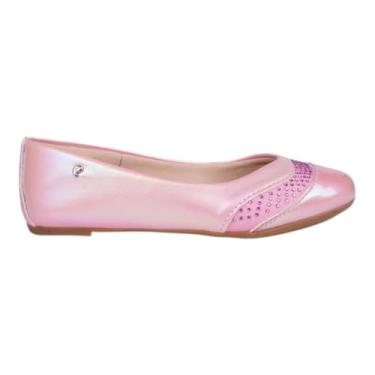 Imagem de SAPATILHA INFANTIL PAMPILI SUPER FOFURA ROSA HOLOGRÁFICO 295 Cor:Rosa;Tamanho:36