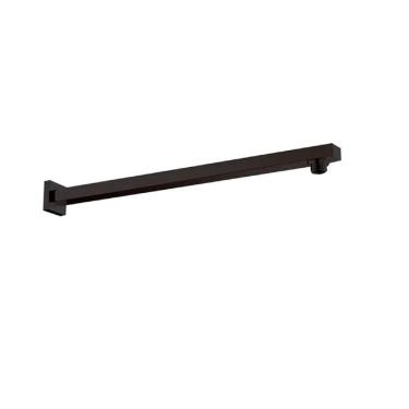 Imagem de Braço/Tubo Quadrado Para Chuveiro/Ducha Inox 38Cm Preto