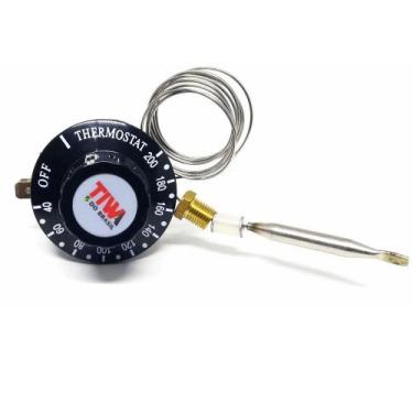 Imagem de Termostato Elétrico Tiwa 50/200ºc 30a Com Bucha Fritadeiras - Wts, Pre