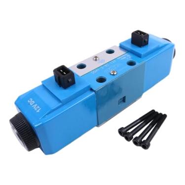 Imagem de JEENDA Válvula solenoide 25-104700 25/104700 25/MM6394 compatível com solenoide hidráulico Eaton Vickers 12V para retroescavadeira JCB 3CX 4CX 2CX 2CX L