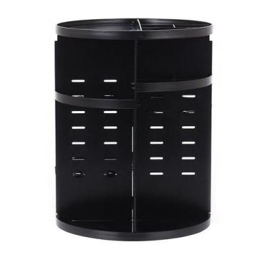 Imagem de Organizador Giratório porta Maquiagem, Cosméticos e Acessórios Preto o