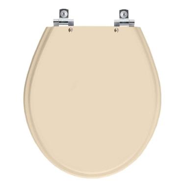 Imagem de Assento Sanitário Soft Close Ravena Amendoa Para Vaso Deca