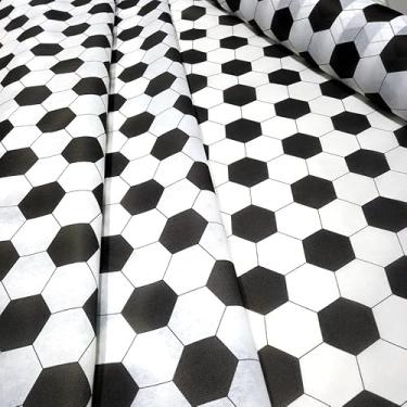 Imagem de TNT Bola Futebol Branco e Preto 6.00m x 1,40m