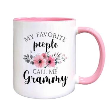 Imagem de QASHWEY Caneca de café Grammy, presente de Grammy, canecas de café para avó, presentes para avó, caneca de dia das mães, presentes para a avó, Grammy, My Favorite People Call MeGrammy, xícaras de café
