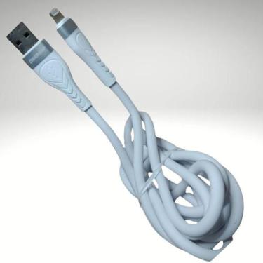 Imagem de Cabo carregador de Celular Lightning IOS 2 metros Carregador e Transfe