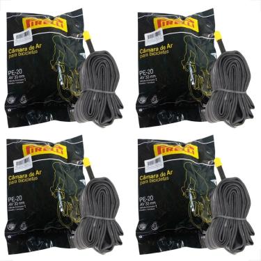 Imagem de 4 Camara De Ar Bicicleta Infantil Bmx Cross Aro 20 Pirelli