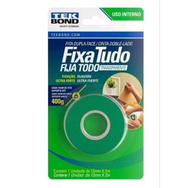 Imagem de Fita Dupla Face Fixa Tudo Transparente 12mm x 2m Tekbond