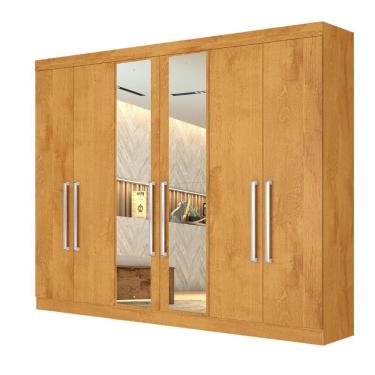 Imagem de Guarda Roupa Alba 6 Portas Espelho 100% MDF - MadeMarcs