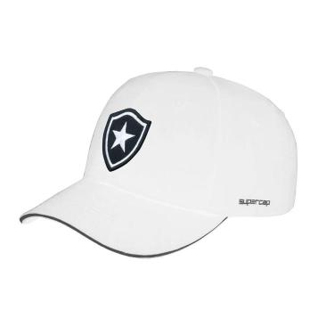Imagem de Boné Supercap Botafogo Escudo Frontal Central Licenciado Branco-Masculino