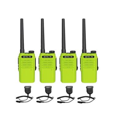 Imagem de Rádio bidirecional Retevis RT47 à prova d'água com microfone de ombro,
