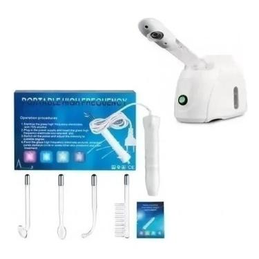 Imagem de Aparelho Alta Frequência Capilar Pele + Vaporizador Facial 110v - NoBr