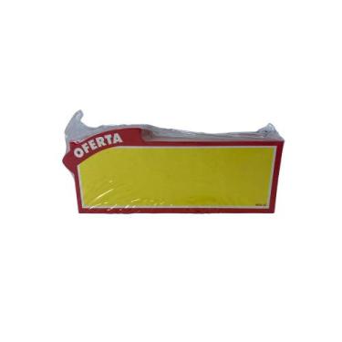 Imagem de Etiqueta Cartaz de Oferta Mini 10,5x4,7cm Papel Duplex 100 unidades - 