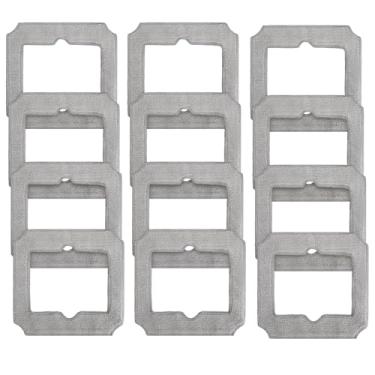 Imagem de lasuroa 12 Peças W-CC02-0012 Substituição de Esfregão para ECOVACS Winbot Mini Aspirador de Pó Robô, Lavável Pano Limpeza Microfibra Almofadas Esfregão para Aspirador Pó